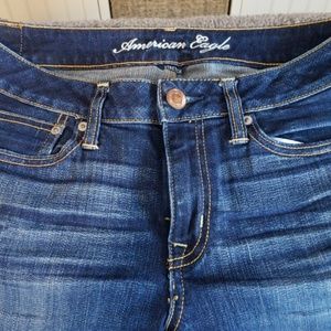 American eagle slouchy crop jeans